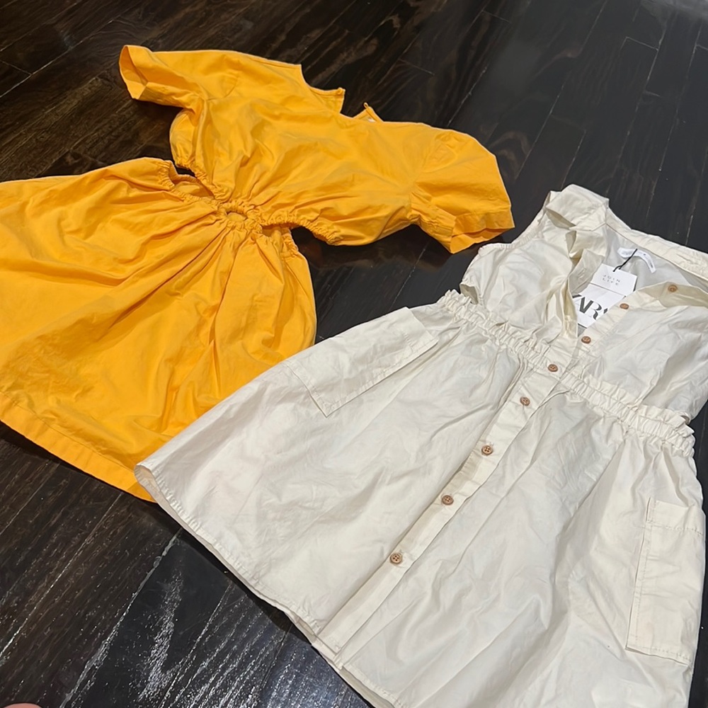 One brand new Zara dresses and one worn once. Girls size 8.
